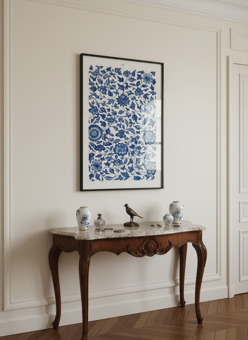Blue Flower Pattern