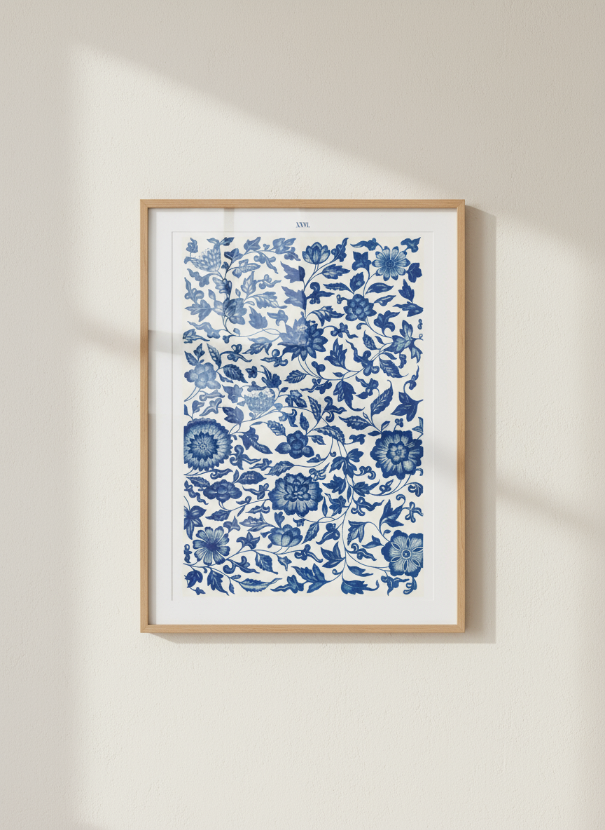 Blue Flower Pattern