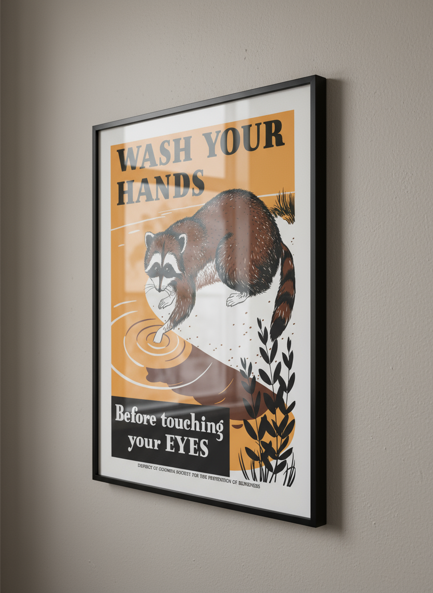 Wash Your Hands Before Touching Your Eyes