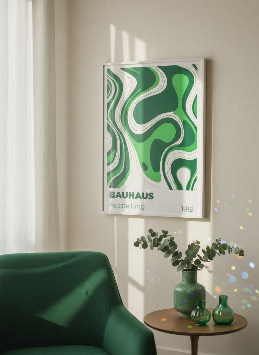 Bauhaus Waveform: Shamrock Green