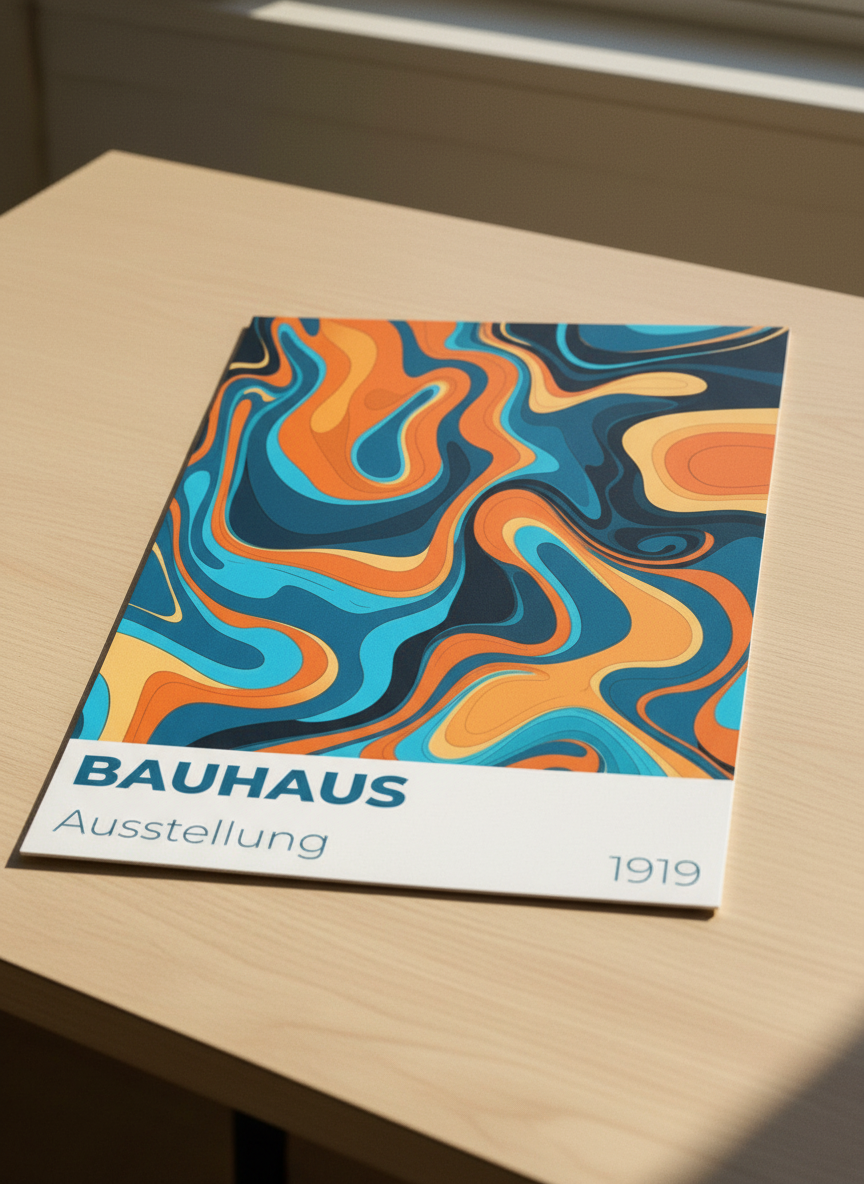 Bauhaus Waveform: Amber Azure
