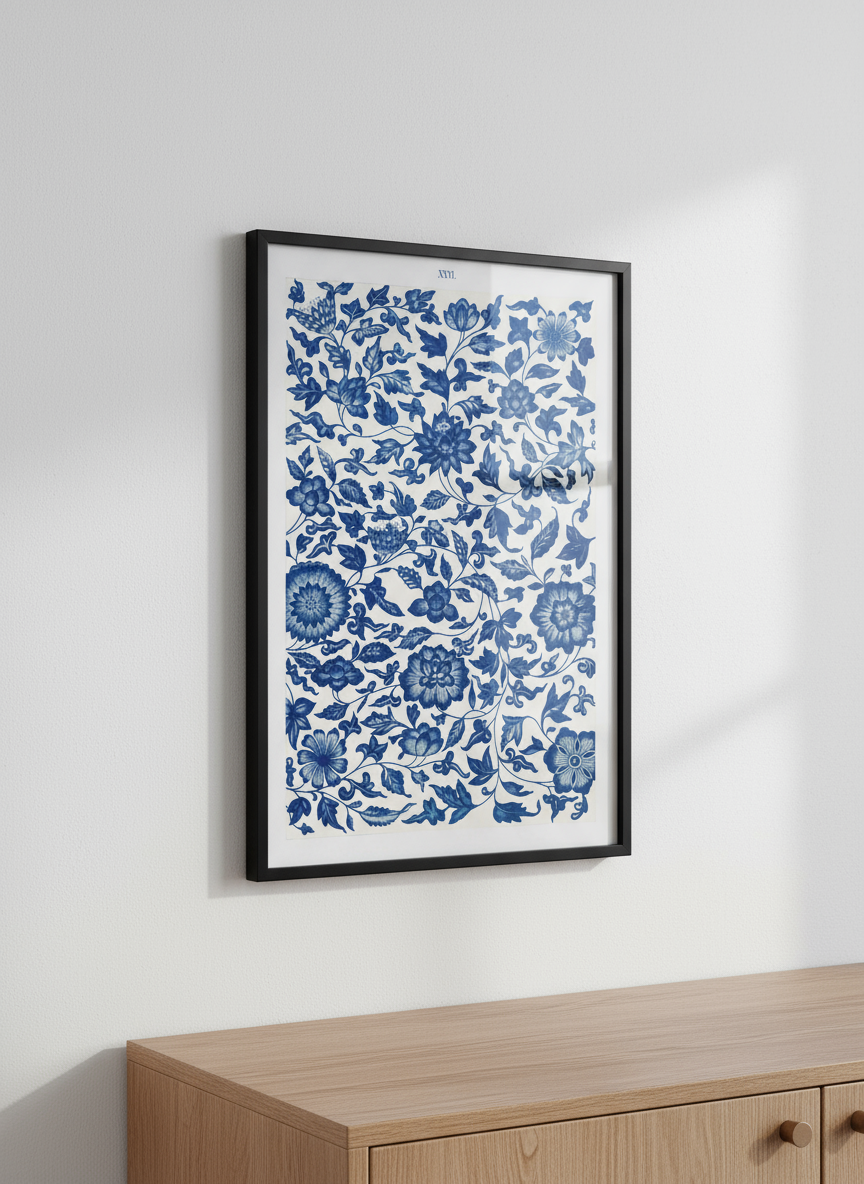 Blue Flower Pattern