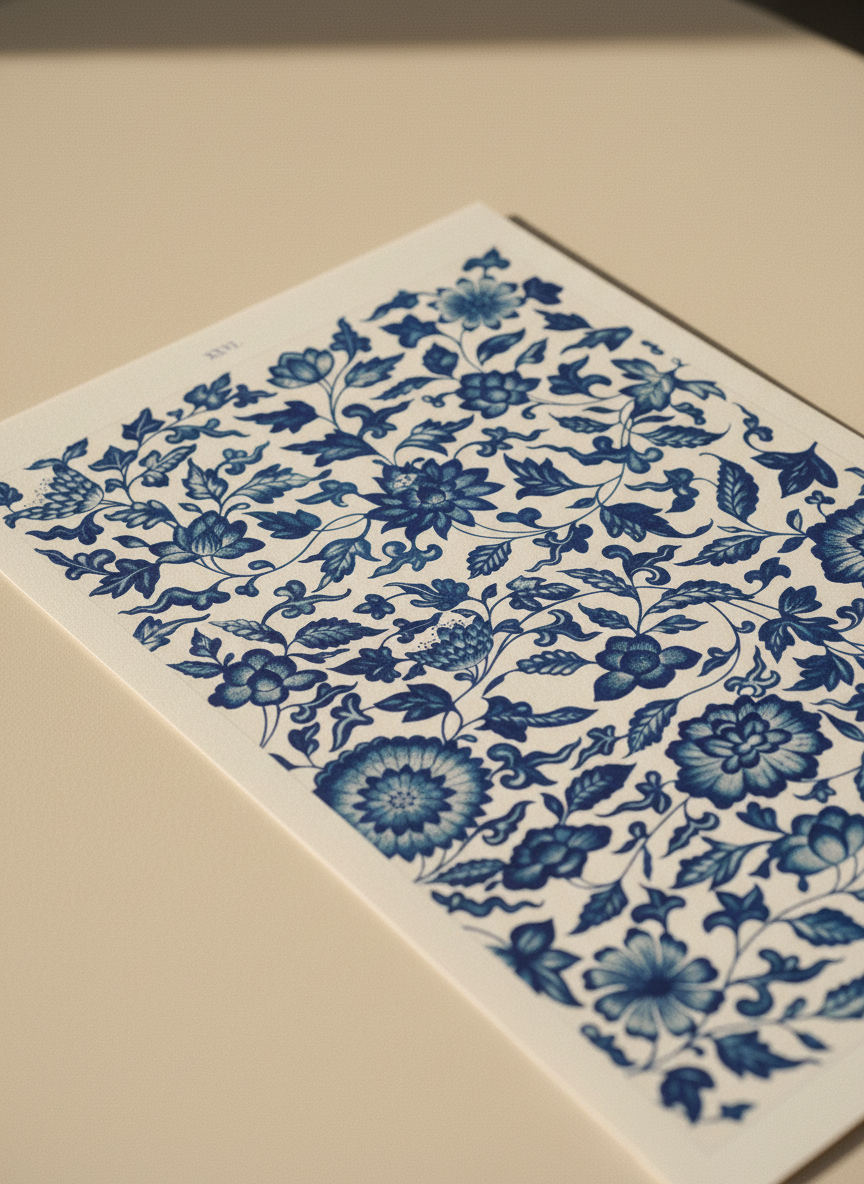 Blue Flower Pattern