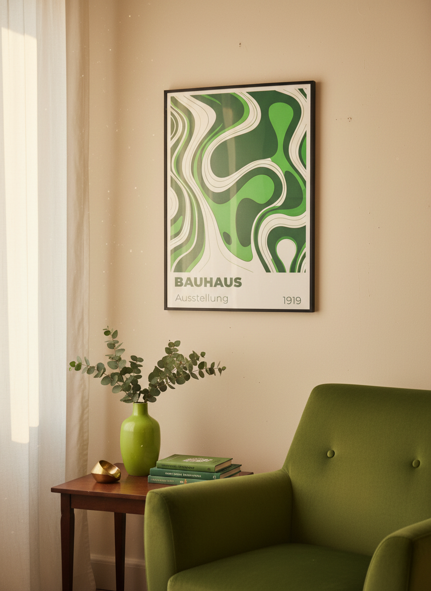 Bauhaus Waveform: Shamrock Green