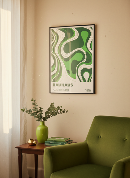 Bauhaus Waveform: Shamrock Green