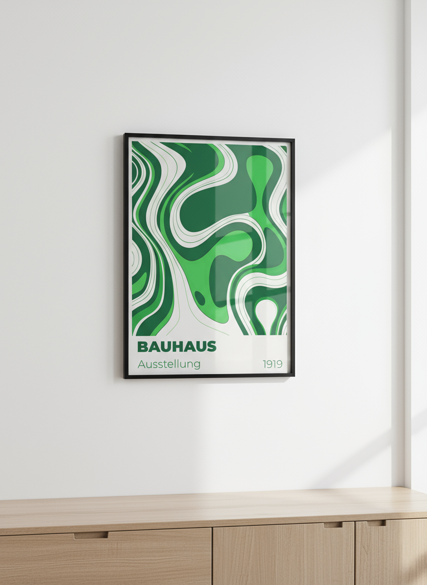 Bauhaus Waveform: Shamrock Green