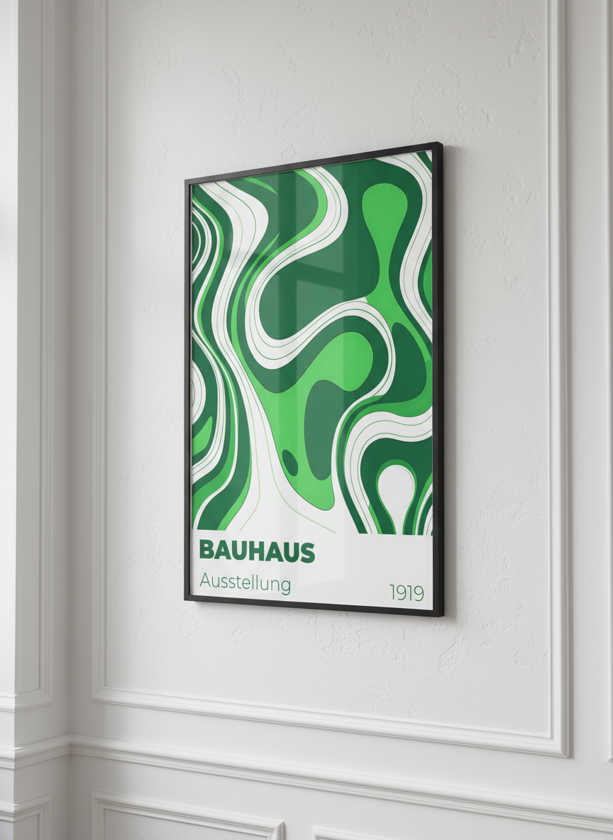 Bauhaus Waveform: Shamrock Green
