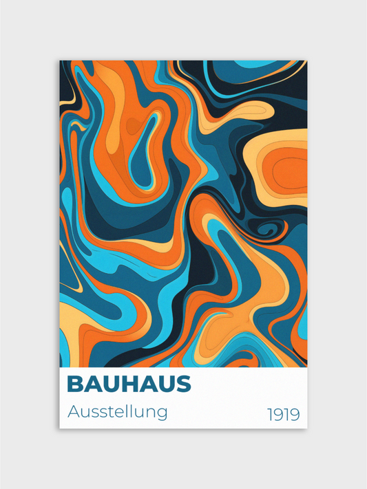 Bauhaus Waveform: Amber Azure