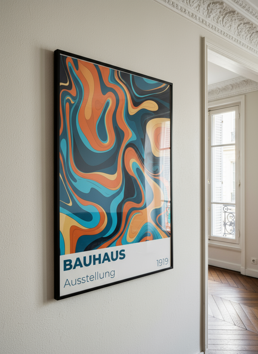 Bauhaus Waveform: Amber Azure