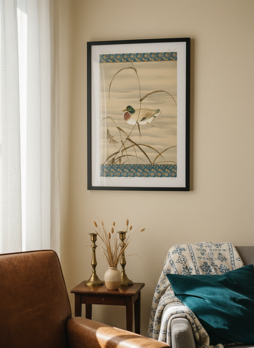 Duck Swimming in the Lake