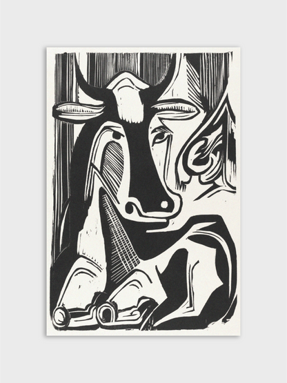 The Large Cow Lying Down