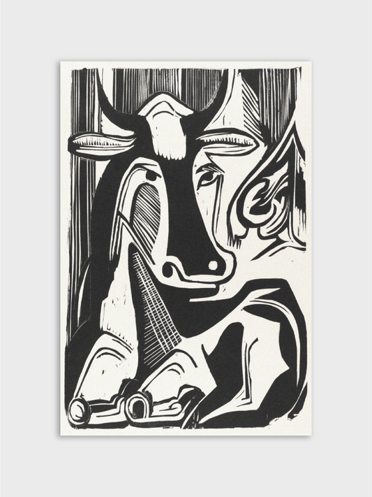 The Large Cow Lying Down