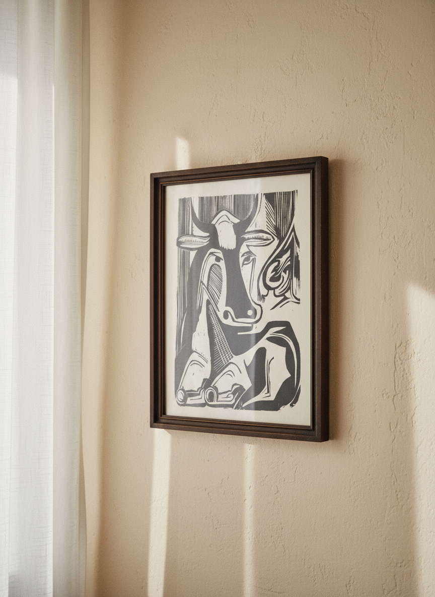 The Large Cow Lying Down