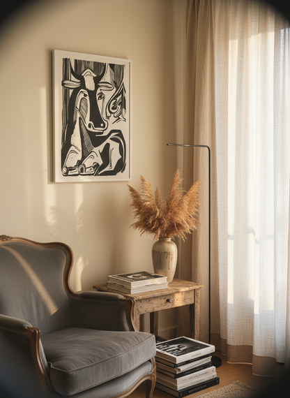 The Large Cow Lying Down