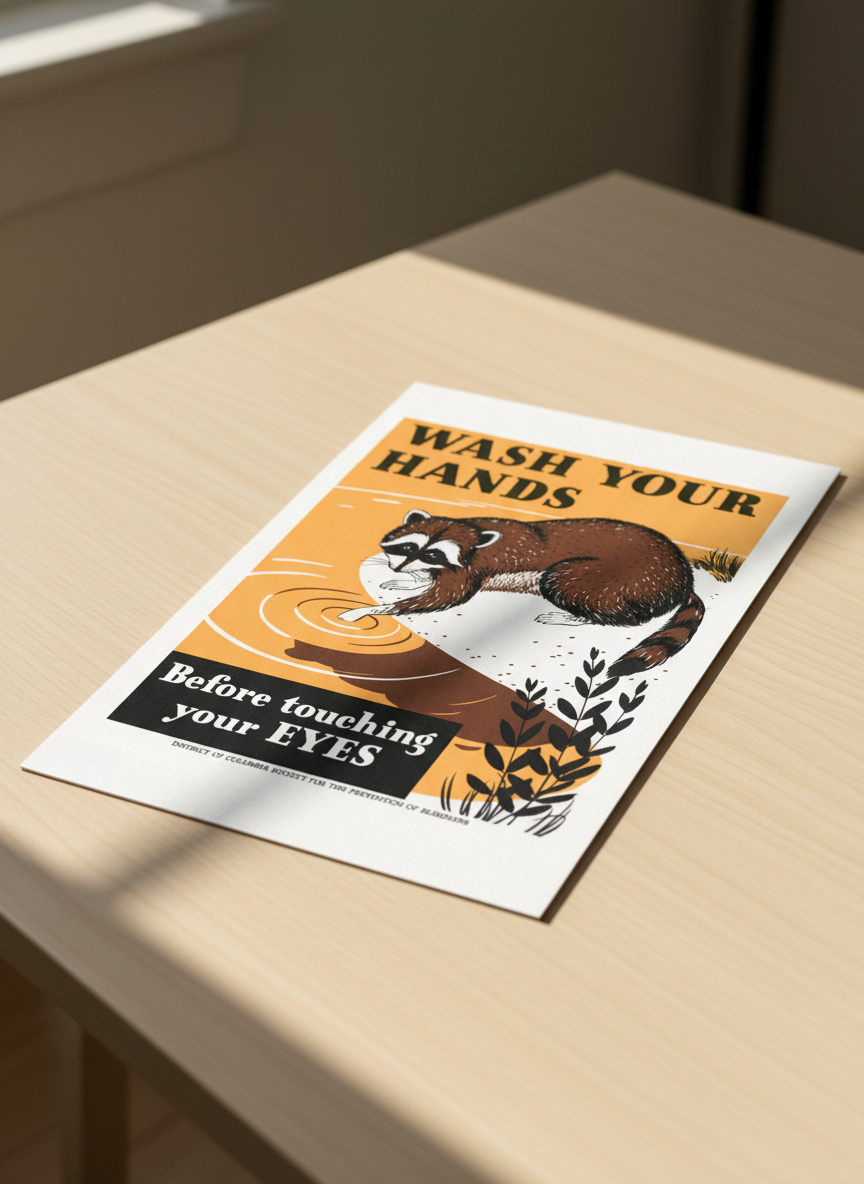 Wash Your Hands Before Touching Your Eyes